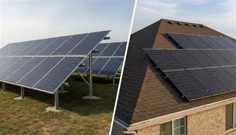 Solar panels installation